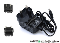 5V 6V 2A Interchangeable Plug Power Adapter CE FCC UL ROHS For Speaker