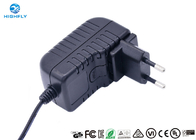 18W Interchangeable Plug Power Adapter 12V 1.5A Switching AC/DC Adapters
