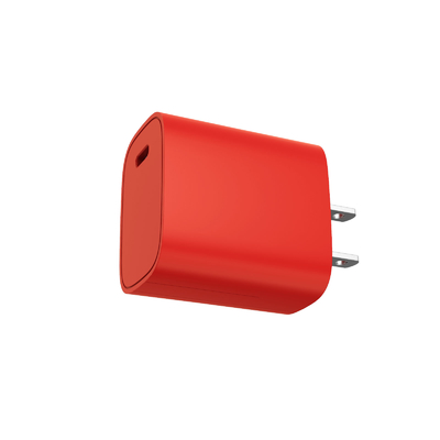 ABS PC USBの壁の充電器の効率水平にVI Wihte赤い20W USB Cの充電器